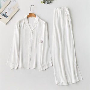 Camicia <span class=keywords><strong>da</strong></span> <span class=keywords><strong>notte</strong></span> all'ingrosso della vestaglia del <span class=keywords><strong>cotone</strong></span> del pigiama su ordinazione delle donne camicia <span class=keywords><strong>da</strong></span> <span class=keywords><strong>notte</strong></span> - Product Image 3