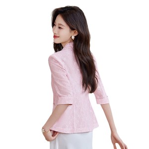 Summer Lace Blazer For Women Black Thin Style Breathable Casual Suit 2025 New Arrival Petite Fit - Product Image 5