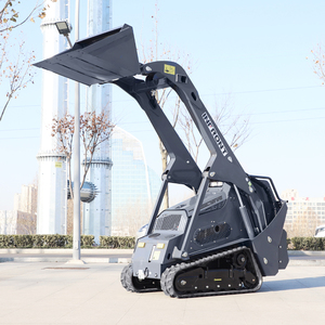 मुफ्त शिपिंग 25hp यूरो 5/स v1000प्रो डीजल मिनी स्किड लोडर निर्माता कुबोटा इंजन 380 किलोग्राम 480 kgskidस्टी। - Product Image 3