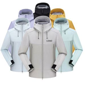 Chaquetas Nuevas para Hombre, Chaqueta de Invierno Cortavientos, Bordado 3D, Logotipo Personalizado, Chaqueta de Invierno Informal Impermeable para Mujer - Product Image 3