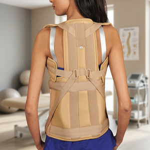 Excellent Quality Taylor <b>Brace</b> Skin Lumbar Support Elastic Durable Orthopedic <b>Back</b> <b>Brace</b> Hook Loop Closure for Patient Comfort - Product Image 6