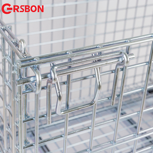 Gabbie metalliche industriali impilabili Design di alta qualità fabbrica Best Seller di stoccaggio - Product Image 2