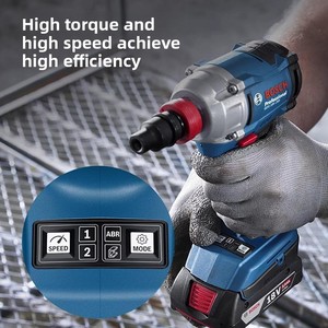 <span class=keywords><strong>Atornillador</strong></span> de Impacto <span class=keywords><strong>Bosch</strong></span> sin Escobillas de <span class=keywords><strong>18V</strong></span> con Alto Torque GDX18V-285, Llave de Impacto con Función de Regulación de Velocidad, Hecho en China - Product Image 3