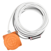 Interruptor de Detección de Metal de Alta Temperatura Domenzi 0-250C NPN NO NC 25mm IP65 Montaje Empotrado Cable de 10m para Cabina de Pintura Horno de Secado