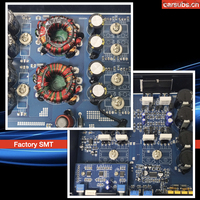 Amplificateur de son pour voiture 4 canaux, qualité sonore, 120W RMS, égaliseur, pleine gamme, classe AB