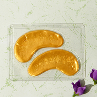 Commande en gros de patchs éclaircissants pour les yeux en or avec extrait de perle et vitamine C Masque pour les yeux en feuille d'or 24K pour les cernes et les poches pour les yeux