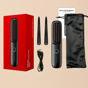 Cepillo Alisador de Cabello Inalámbrico con Iones Negativos, Recargable por USB, Portátil, Precio al por Mayor - Product Image 2