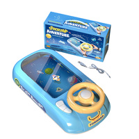 Jouet interactif éducatif de volant d'enfants de jeu d'aventure de course de voiture de table de simulation pour le bébé d'enfants