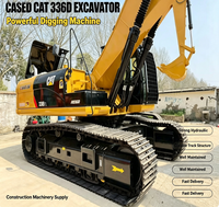 Excavatrice d'occasion CAT 336D2L avec moteur Cat C9 d'origine, pompe puissante, châssis en excellent état, pour travaux miniers et de terrassement, compatible avec les modèles Cat 320D, 330D, 345D, 349D, 336E