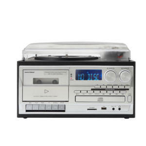 Lecteur de disques vinyles, <span class=keywords><strong>radio</strong></span> AM/FM, lecteur <span class=keywords><strong>CD</strong></span>, enregistreur USB et cassette, entrée auxiliaire, sortie RCA pour le marché européen - Product Image 6