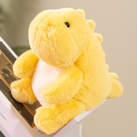 En gros Personnaliser Mignon Vert Jaune Rose En Peluche Dragon Jouets Cadeau D'anniversaire Enfants Bébé Dessin Animé Dinosaure Poupée