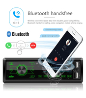 Lecteur multimédia de voiture 1DIN M10 avec récepteur radio MP3 AUX-in Unité principale Affichage LCD Connexion USB Bandes d'ondes FM AM