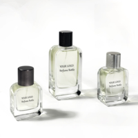Flacons pulvérisateurs rectangulaires et carrés, atomiseurs de parfum, bouteilles d'huile d'olive, pots en verre avec couvercles, emballage de flacons de parfum 100 ml