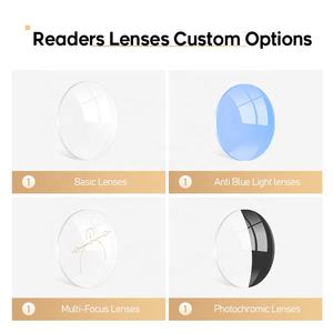 <span class=keywords><strong>Gafas</strong></span> de lectura cuadradas para mujer y hombre, anteojos de lectura con marco de color gradiente, modernos, antiluz azul, temple core - Product Image 6