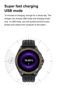 Dtm1 Smartwatch BT gọi WhatsApp tải về 4GB Bộ nhớ âm nhạc phát lại thể thao ngủ thanh toán silica gel Đồng hồ báo thức - Product Image 6