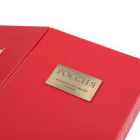 Emballage en carton de luxe de marque de créateur, fermeture magnétique, boîte d'expédition personnalisée pour vin rouge, doublure en éponge, gaufrage brillant