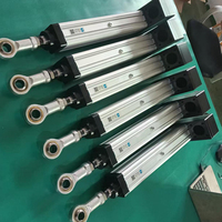 Actionneur de mouvement linéaire standard métallurgique à grande vitesse de 500 mm/s pour la conduite de simulation de voiture de simulateur de course de mouvement 4dof 6dof