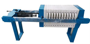 Nouvelle presse à filtre à plaques et à cadres en polypropylène automatique/manuelle, résistante aux acides et aux alcalis, surface filtrante de 4 m, équipement à pression de 10 bars - Product Image 6