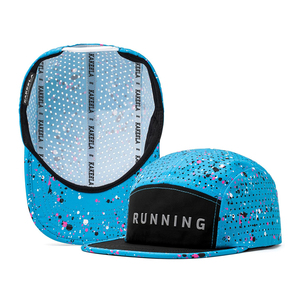 Casquette de baseball en PVC avec impression de peinture personnalisée en nylon SNAPBACK imperméable à l'eau pour extérieur - Product Image 4