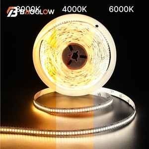 Prix d'usine, bande lumineuse LED flexible 20W 12/24 volts 10 mm SMD 2835, 240 LED, bande lumineuse 12V pour meubles de chambre à coucher, 240 LED en rouleau, blanc - Product Image 5
