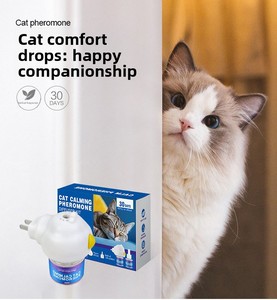 Kit diffuseur apaisant aux phéromones pour chats, soulagement de l'anxiété, pour chats nerveux, voyages, déménagement, contrôle du stress sonore - Product Image 3