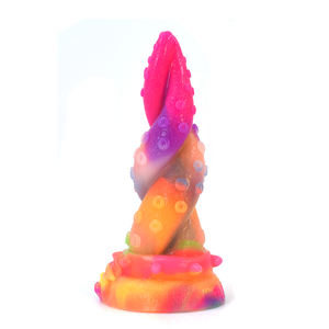 2022 YOCY Seri Naga Kuning Fantasi 324G <span class=keywords><strong>Penis</strong></span> Karet Bercahaya Dalam Gelap Glow In The Dark untuk Lesbian - Product Image 3