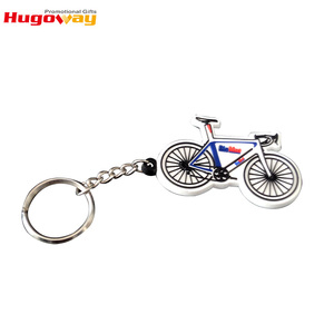 OEM tùy chỉnh lưu niệm mềm PVC xe đạp hình dạng <span class=keywords><strong>Keychain</strong></span>, cao su PVC Móc chìa khóa, chất lượng cao Silicone vòng chìa khóa - Product Image 2