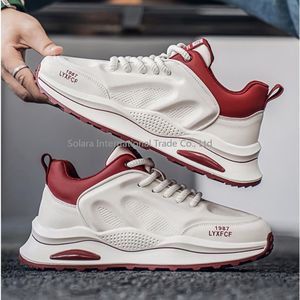 Chaussures pour hommes 2026 Nouveau style Baskets basses à semelle souple et respirante en PU, tendance estivale, décontractées et sportives avec doublure en maille - Product Image 3