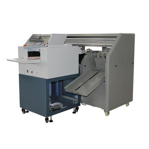 SIGO marque G470 Machine à relier automatique à colle pour reliure de livres avec empileur de livres - Product Image 1