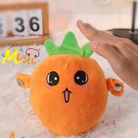 Jouets en peluche interactifs intelligents Kawaii très populaires en gros : Carotte, banane, fraise pour bébés