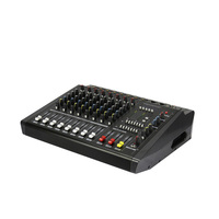 Moniteur d'écouteurs PMX-1608D avec amplificateur, 16 ports USB, fonction Bluetooth, professionnel avec tuner intégré