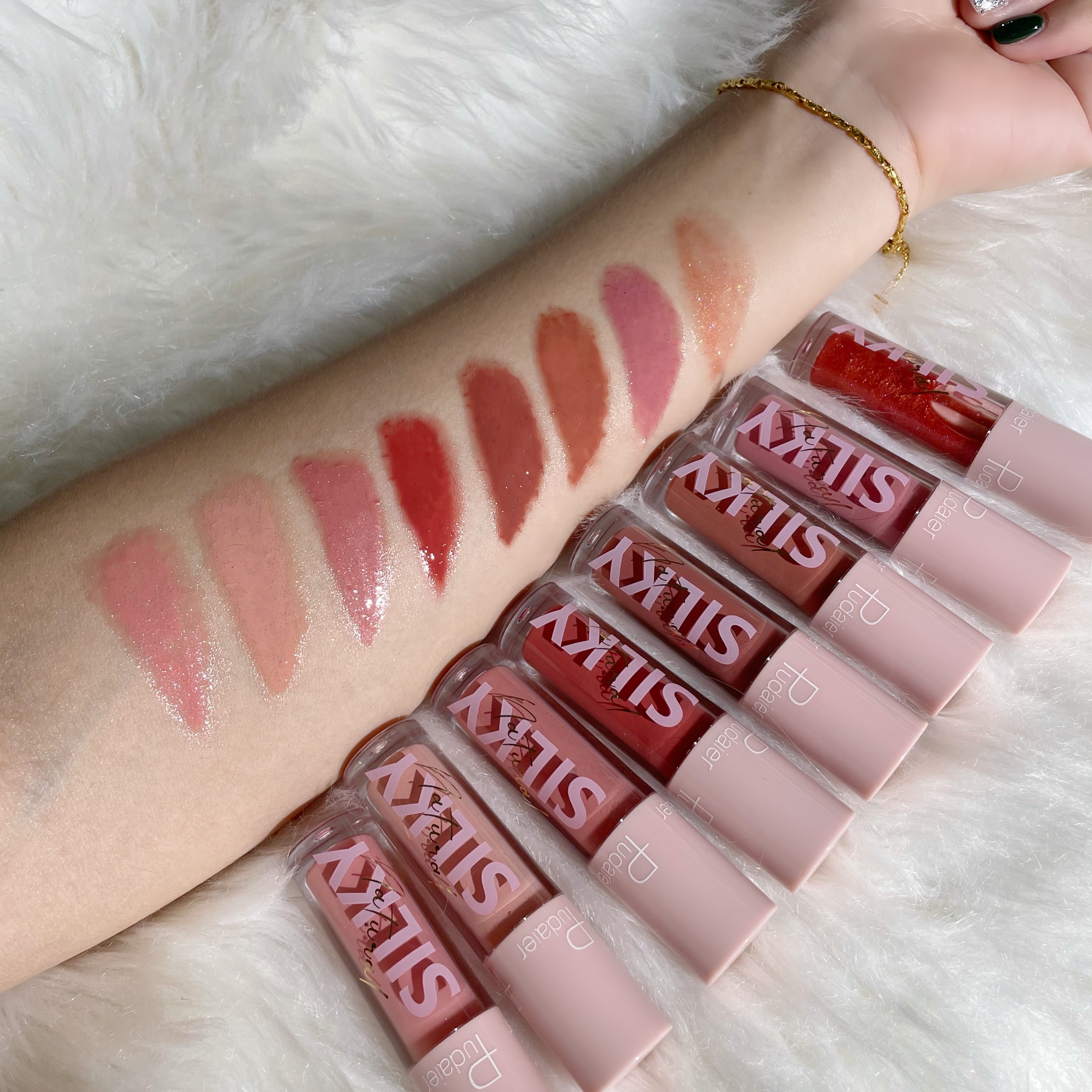 Оптовая продажа для макияжа 16 видов цветов Блестящий зеркальный блеск для губ глазури набор блеск для губ поставщика увлажняющий Глянцевая уплотняет веганских материалов