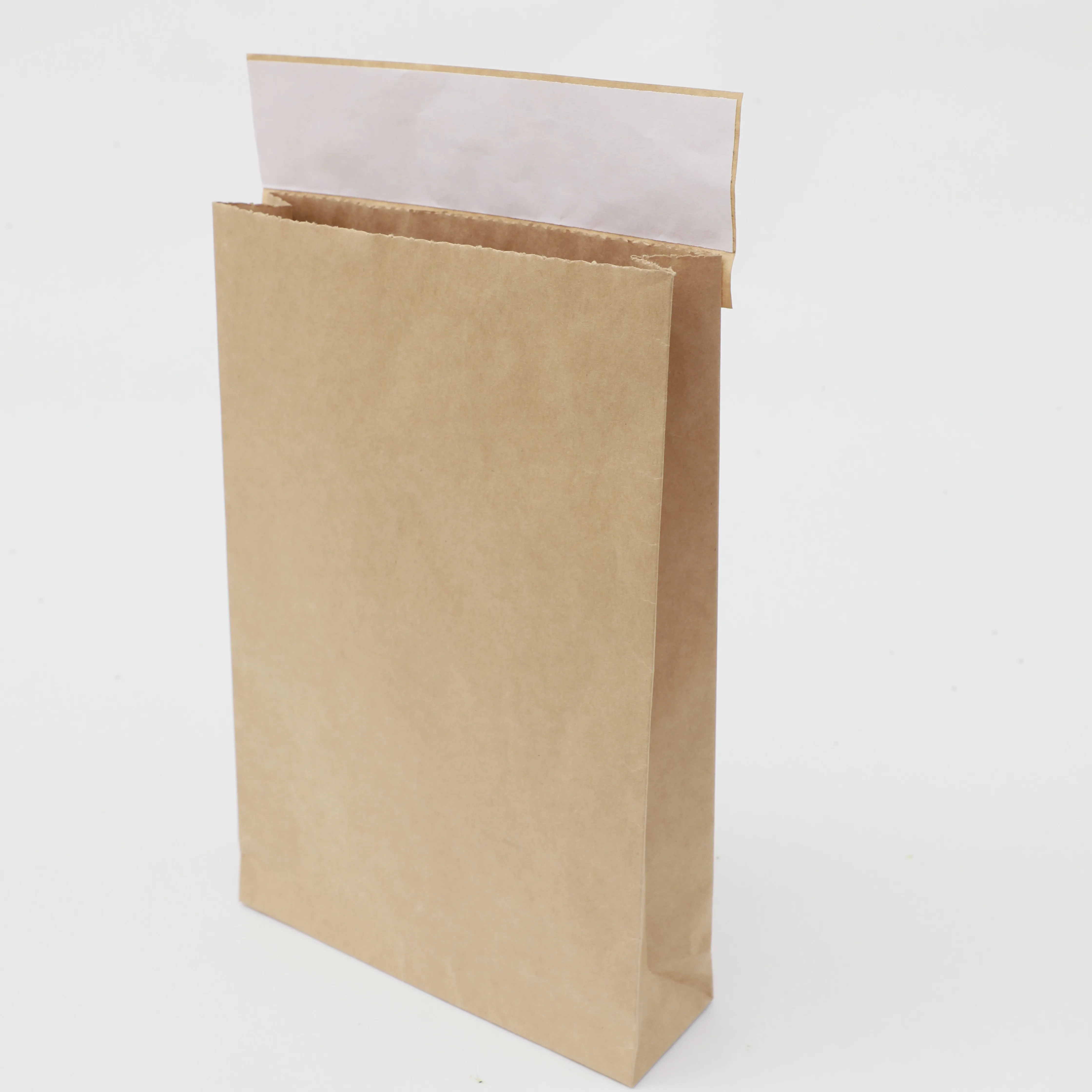 Производство коричневых бумажных конвертов, крафт-бумага, мягкие почтовые пакеты для доставки, упаковочные пакеты без пластика