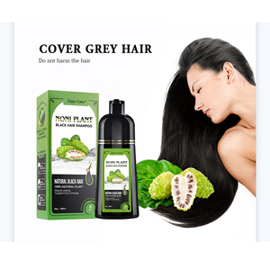 Shampoo Colorante Naturale Permanente Nero Premium con Estratto di Noni, <span class=keywords><strong>Senza</strong></span> Macchie, Copertura 100% dei <span class=keywords><strong>Capelli</strong></span> Bianchi, Vendita all'Ingrosso OEM - Product Image 2