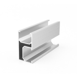 Rail de montage solaire en aluminium 20 cm anodisé pour installation sur toit - Product Image 1