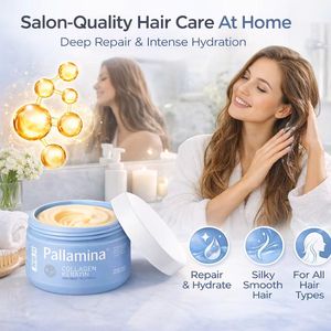 Kit Professionale per la Cura dei Capelli a Marchio Privato Pallamina, <span class=keywords><strong>Shampoo</strong></span>, Balsamo, Maschera e Olio per Capelli al Collagene e Cheratina, Vendita all'Ingrosso - Product Image 4