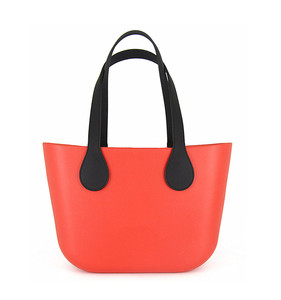 Bolso de mano grande estilo clásico para mujer, bolsa de mano de EVA, resistente al agua, con <span class=keywords><strong>asas</strong></span> y bolsa interior, color amarillo, nuevo diseño - Product Image 1