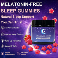 Gummies véganes OEM ODM pour le sommeil avec racine de valériane, fleur de la passion et glycinate de magnésium