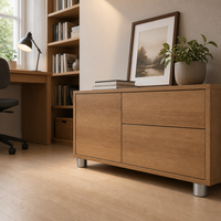 Runde Kunststoff-Möbelbeine 60mm Zylinder Holzmaserung-Optik Ersatzbeine mit Schraube für Esszimmerstuhl TV-Ständer Kleiderschrank