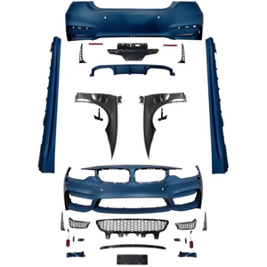 Kit de carrocería de coche a <span class=keywords><strong>precio</strong></span> de fábrica 2025 para <span class=keywords><strong>BMW</strong></span> 4Series F33 F32 F36 2013-2020 actualización a estilo M4 falda de montaje de parachoques delantero + trasero - Product Image 6