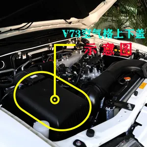 جهاز ترشيح الهواء للسيارة عنصر فلتر استبدال متوافق مع ميتسوبيشي مونتيرو باجيرو V73 V77 V93 V97 MR404723