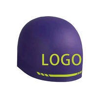 Gorros de Natación de Silicona 3D para Reducir la Resistencia al Agua, Gorro de Natación Personalizado para Adultos y Niños