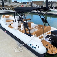 Bateaux semi-rigides sportifs Liya 22 pieds neufs, bateaux semi-rigides de luxe, vente de yachts