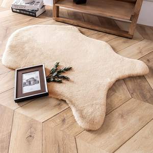 <span class=keywords><strong>Tapis</strong></span> <span class=keywords><strong>de</strong></span> luxe <span class=keywords><strong>en</strong></span> fausse fourrure <span class=keywords><strong>de</strong></span> <span class=keywords><strong>lapin</strong></span> <span class=keywords><strong>de</strong></span> couleur unie, <span class=keywords><strong>de</strong></span> <span class=keywords><strong>forme</strong></span> irrégulière, à poils hauts, épais - Product Image 4