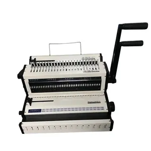 Factory direct sales Special Design A4 a3 fc Widely Used Books Fully 26 Sheets 3:1 Wire Wire O Binding Machine