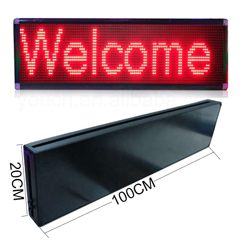 Pantalla LED de puerta interior P10 de alta calidad a precio barato de alto brillo para publicidad