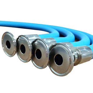 BIIR 6 Meter langer Edelstahl 316L DN40 Union Anschluss Biers ch lauch mit MTG & Gummi im Karton verpackt - Product Image 1