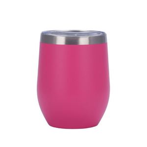 Verre à vin élégant à double paroi sous vide sans pied 12 oz pour la maison, le bureau et les voyages, isolé pour boissons chaudes et froides ASM09 - Product Image 2
