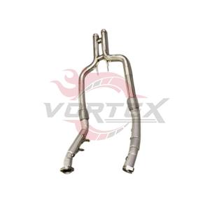 Tubo de Escape de Alto Flujo Vortex 304 con Catalizador para Mercedes-Benz AMG S63 W222 5.5T V8 2014–2020 con Protector Térmico, Sin Luz de Advertencia de Motor - Product Image 2