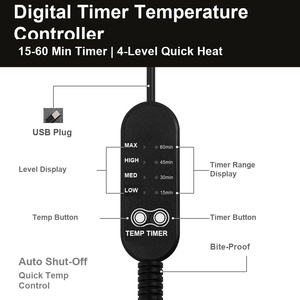 Pet <strong>Heating</strong> Pad, Electric Warming <strong>Mat</strong> for Dog Cat, Winter Warm Bed Cushion for Teddy, Bichon Frise, <strong>Puppy</strong> &amp; Kitten,for Dog Cat - Product Image 4